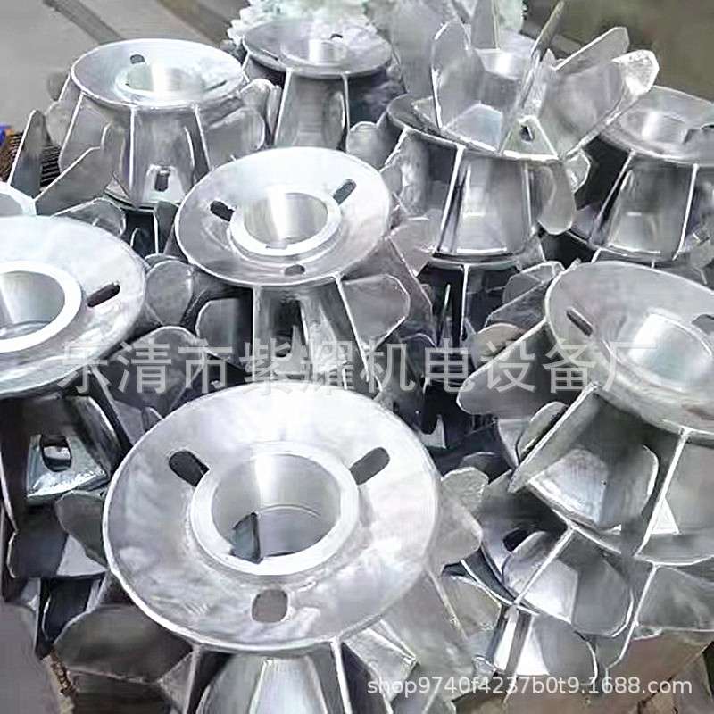 电动机散热铝合金风扇叶Y315-2内径75mm外径340mm马达风叶配件