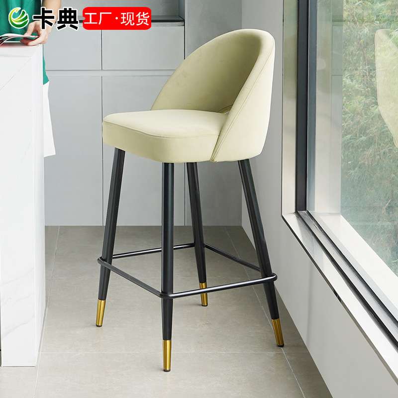 吧凳升降吧台餐椅吧台椅家用轻奢高脚椅现代简约酒吧前台高脚凳子