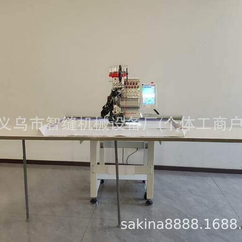 电脑绣花机珠绣5001200新款家用马头机头针大面积亮片绣刺绣机