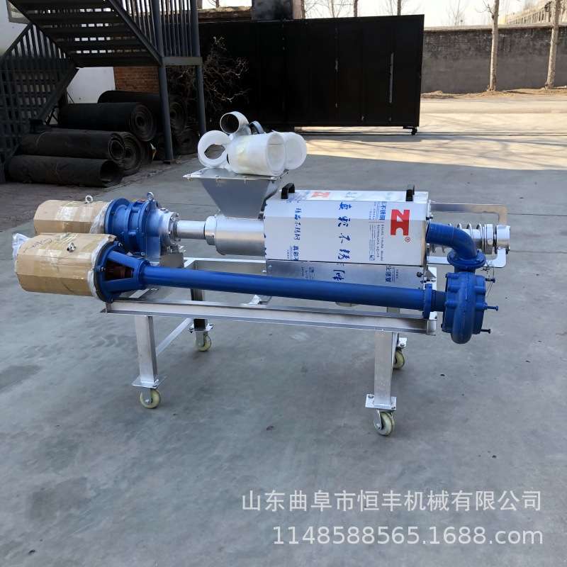 浙江固液干湿分离机新型水冲粪猪粪便处理分离机粪便干湿分离器