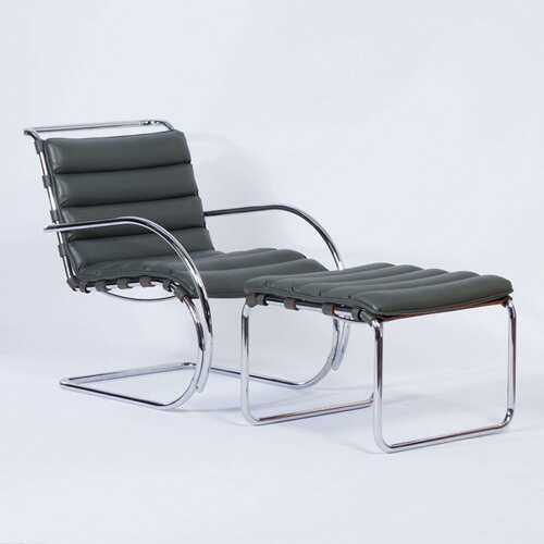 Mr lounge chair Mies Van Der Rohe欧式复古皮经典单人位沙发椅