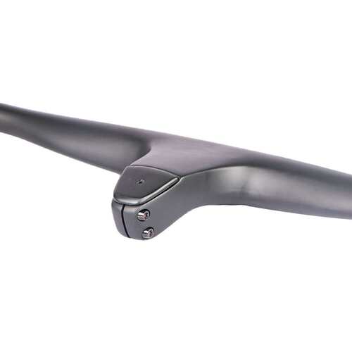 超轻全碳纤维一体式山地车自行车车把 把横带把立 无标一体直把