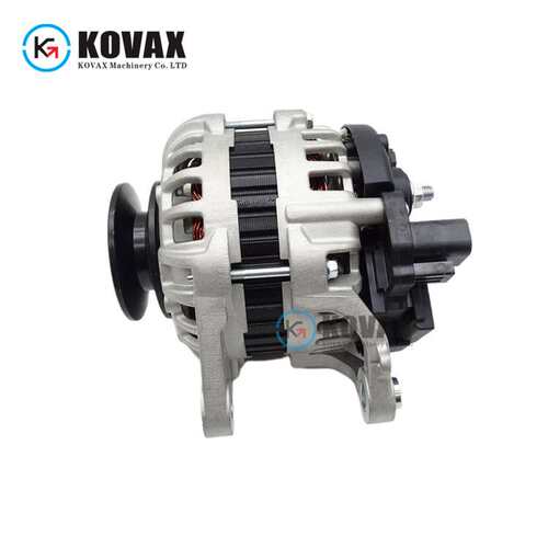 建乐顺挖掘机发电机DX60-9C 12V80A 129908-77200 LG80挖掘机零件
