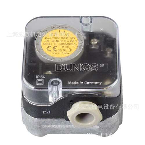 冬斯dungs 压力开关 GW3A4 调节范围0.4-3mbar Pmax=500mbar