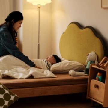 樱桃木实木单人儿童床实木单人床儿童房卧室家具男孩女孩床公主床