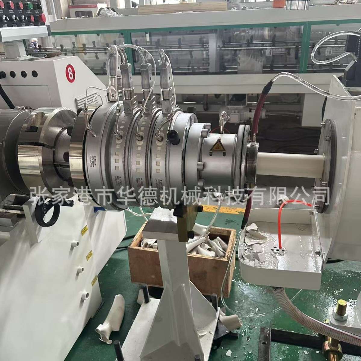PVC20-110管材生产线无屑切割机 PVC排水管给水管挤出机生产设备