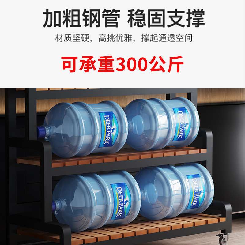 阳台花架子客厅落地式置物简约现代实木质花盆铁艺阶梯式多肉绿萝
