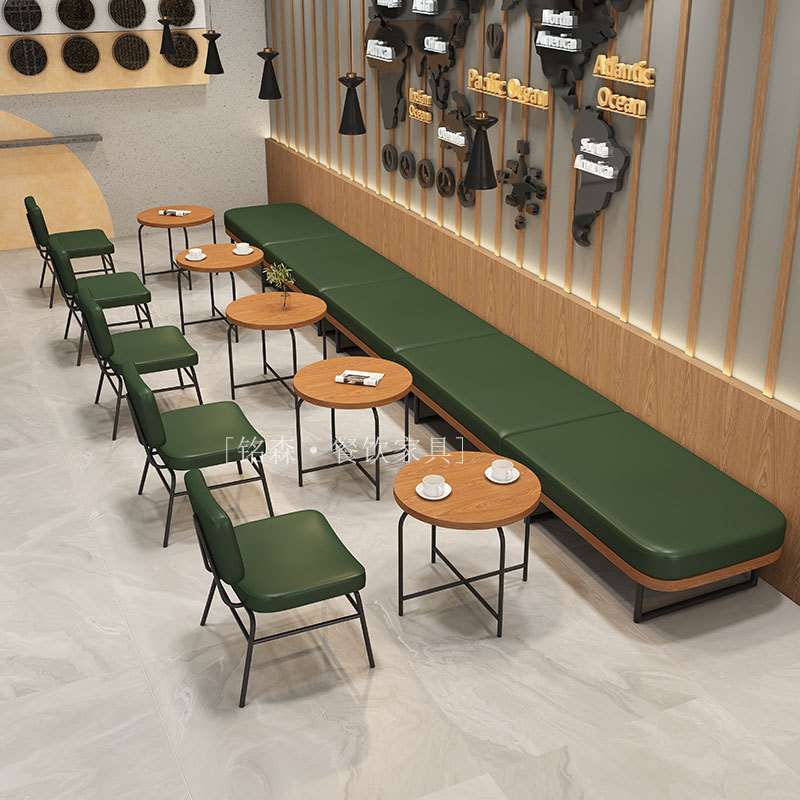 设计师款餐椅咖啡厅椅主题茶餐厅餐饮桌椅汉堡店咖啡馆卡座沙发