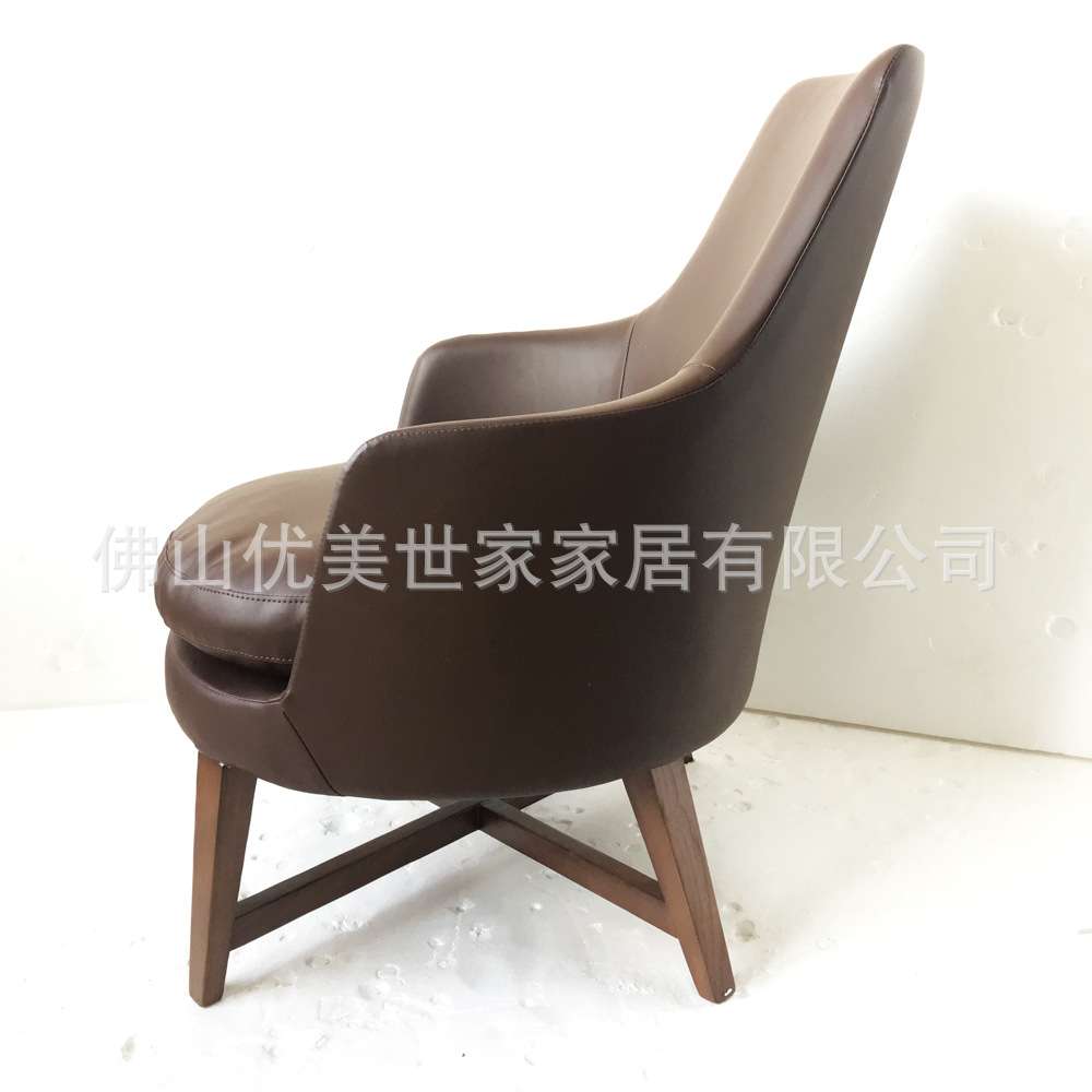 餐椅咖啡厅设计师椅布艺北欧简约风格休闲椅酒店围椅沙发椅