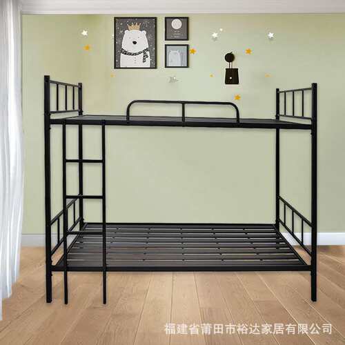 学生床宿舍床单人双层上下铺床高架床铁艺床铁架床高低床单位床