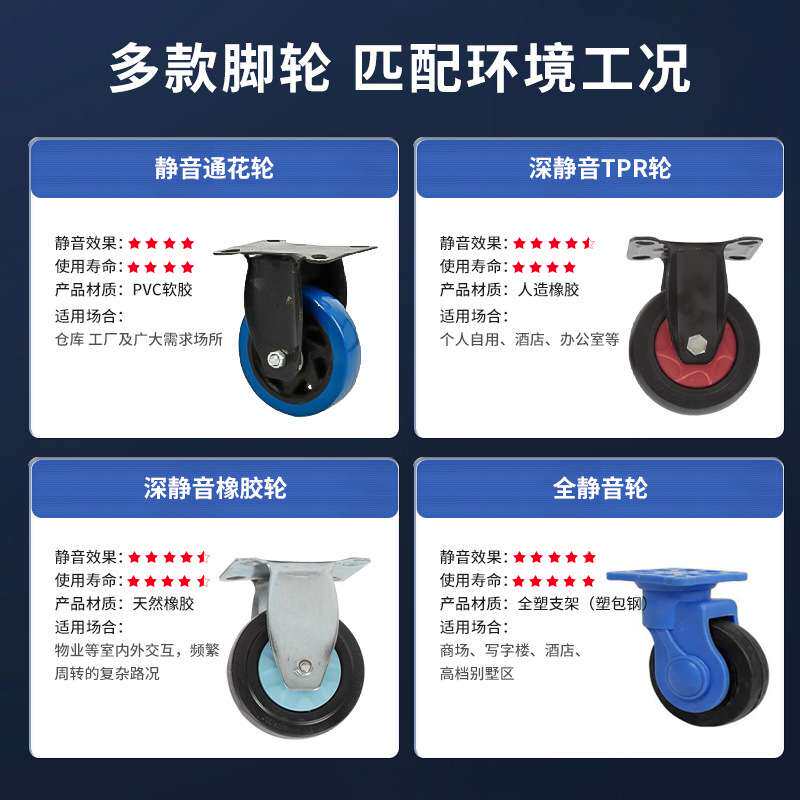 双层手推车围栏小推车拉货静音工具车万向轮搬运车多层拉货车