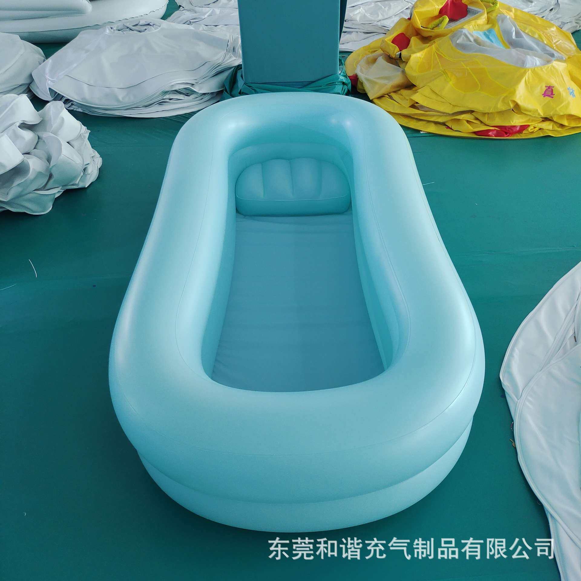 现货供应pvc充气洗澡床成人儿童充气洗澡盆折叠大号护理澡池便携