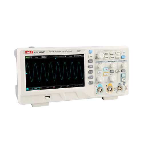 优利德（UNI-T）UTD2102CEX+ 数字存储示波器 100M 双通道 示波仪