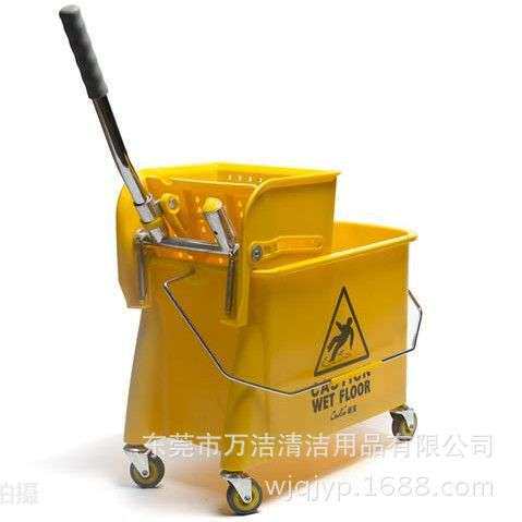 超宝B-038榨水车 拖把桶拧水桶手压挤水桶拧拖把榨干车墩布桶