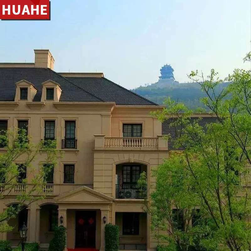 石材外墙工程天然花岗岩大理石幕墙麻面干挂罗马圆柱线条扶手栏杆