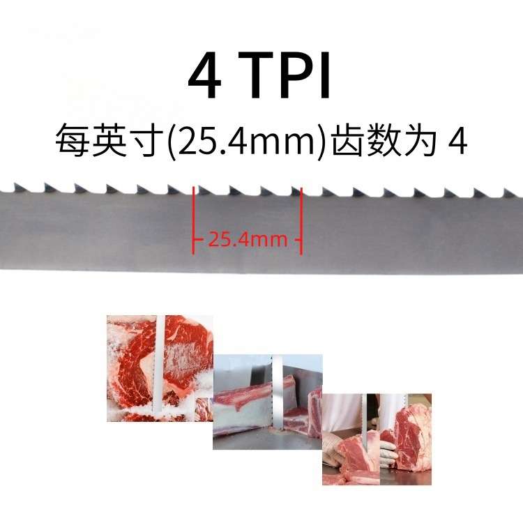 跨境进口锯骨机锯条套装5PCS切割冻鱼肉片鸡鸭骨据骨机锯条1830长
