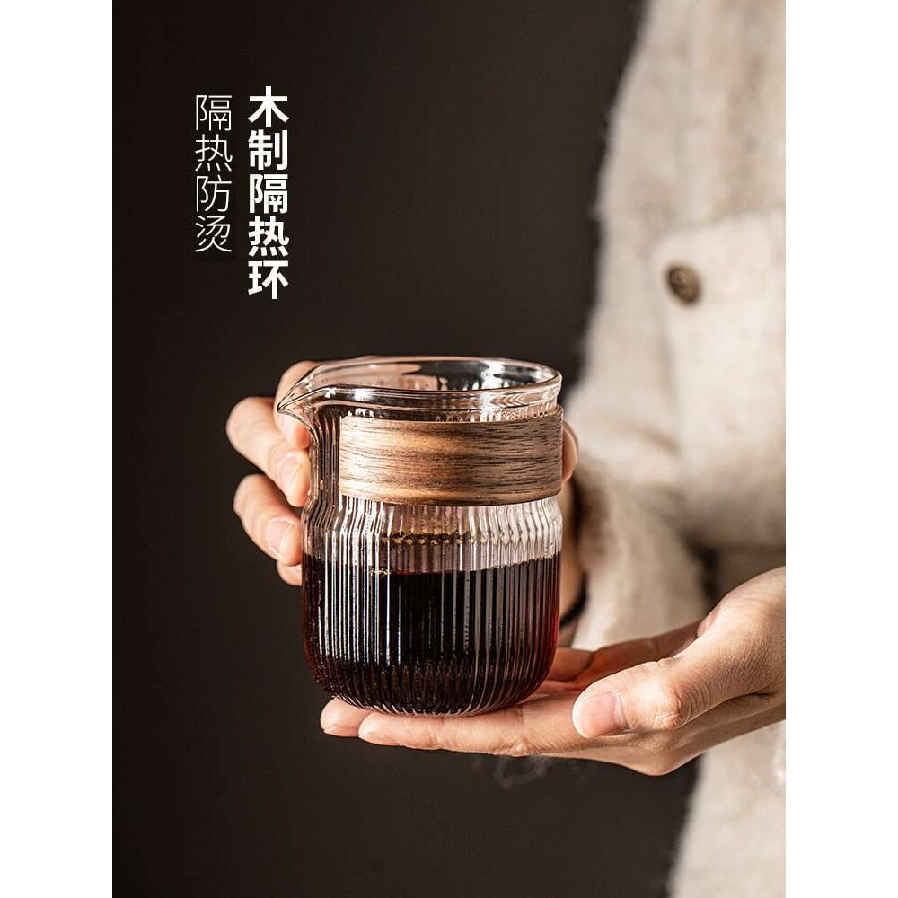 手冲单品挂耳咖啡个人专用杯分享壶套装公道杯日式双层玻璃品鉴杯
