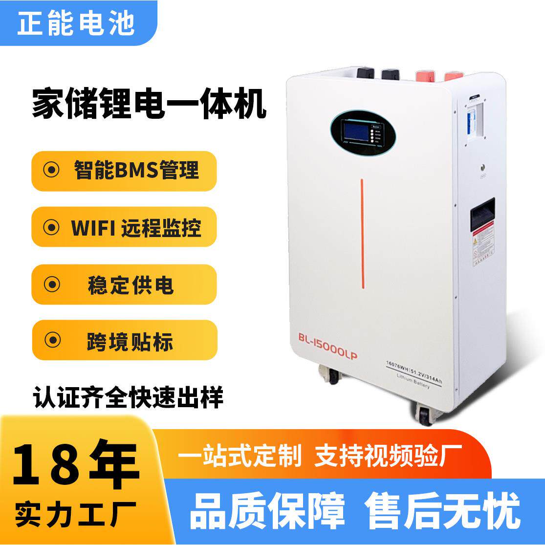 太阳能供电系统2500w家用应急电源壁挂式储能系统光伏小型发电机