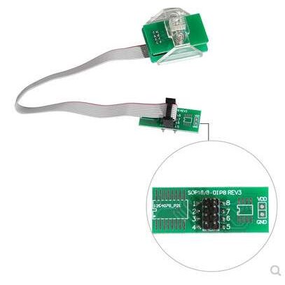 8Pin Adapter 八角夹子 Eeprom Clip for iProg/Orange/XPROG等
