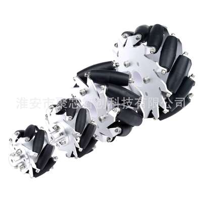 75mm麦克纳姆轮 金属全向轮轮胎 mecanum wheel ROS 智能车 4只装