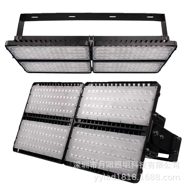 厂家直销LED投光灯外壳 800w宽面led大功率灯具 led灯具配件