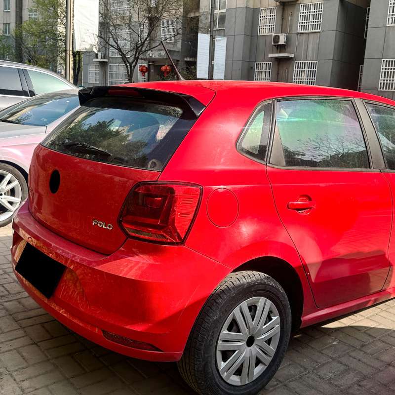 适用大众波罗Polo 6R 6C 2009-17普通改GTI尾翼顶翼扰流板外改装