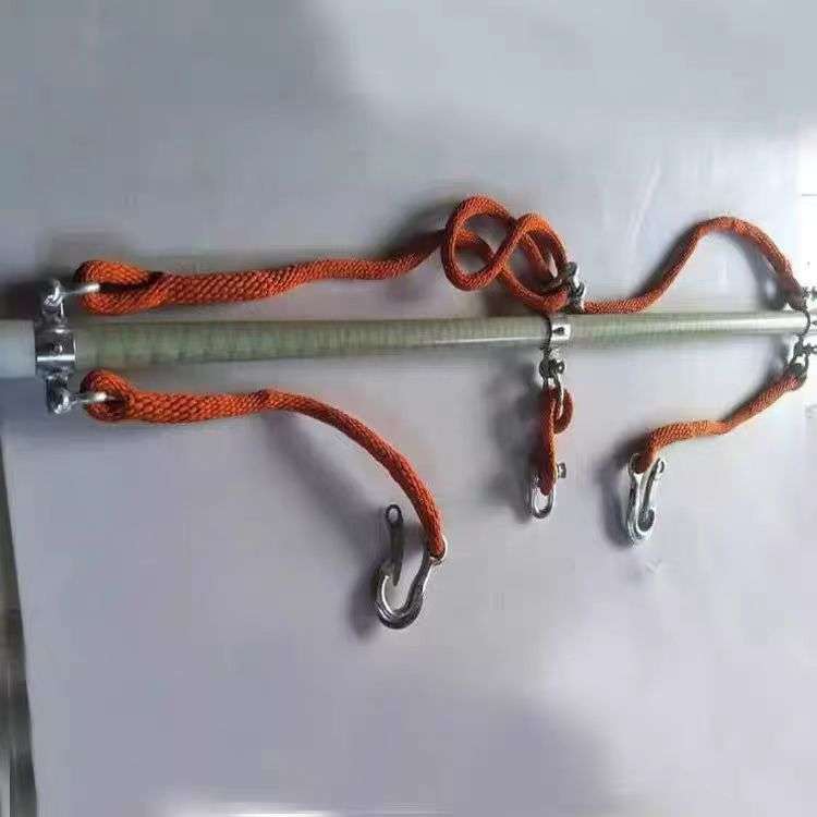 电力施工三角形提线架ZF010318三角吊架斗臂车用导线提升吊杆