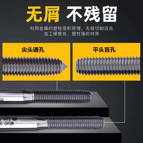 进口TOSG美制挤压丝攻UNC4-40 6-32 8-32 10-32加大精度RH7B 8B9B