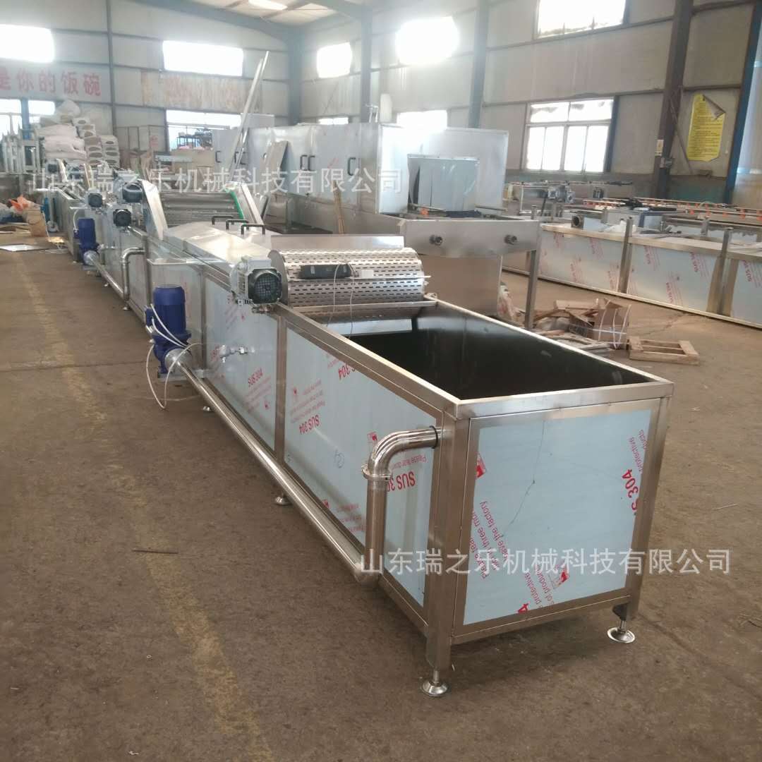 全自动猪肉丸子加工设备 鱼肉丸子成型蒸煮流水线 火锅肉丸机优惠