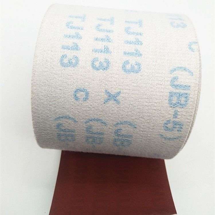 自粘砂布背绒磨砂皮魔术贴绒布植绒砂布纸打磨不锈钢柔软绒砂布卷