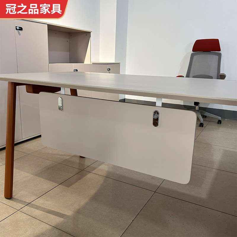 厂家生产单人办公电脑桌 公司员工职员写字台柜子经理主管办公桌