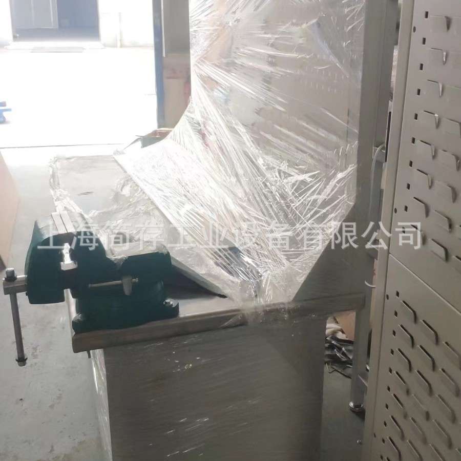 5.0不锈钢304重型铁板工作台 双柜工作桌 机械车间钳工挂板工作台