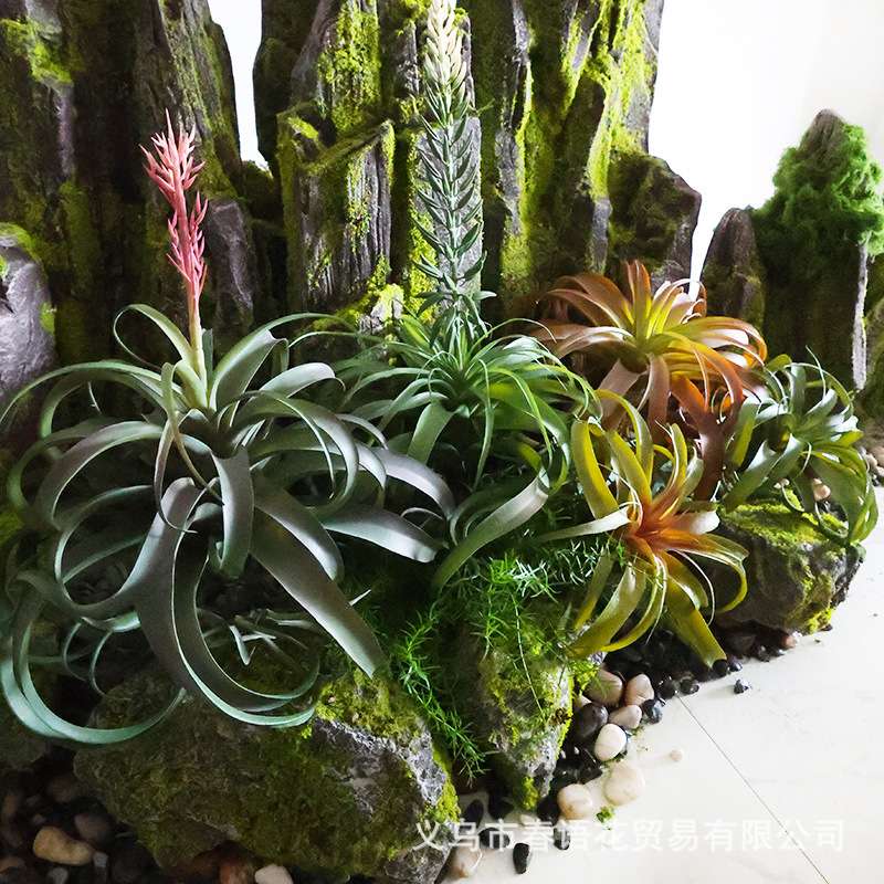 仿真植物空气凤梨大型沙漠多肉绿植花艺室内空间造景装饰陈列摆件