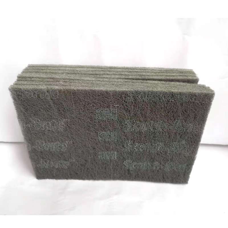 3M7448PRO百洁布除锈布拉丝布尼龙片塑料打磨拉丝抛光菜瓜布 - 实物图