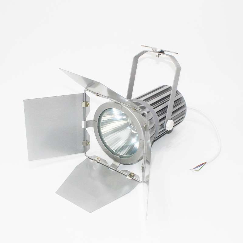 户外防水外墙投射灯LED70w100W聚光展览射灯四叶车展舞台展会灯具