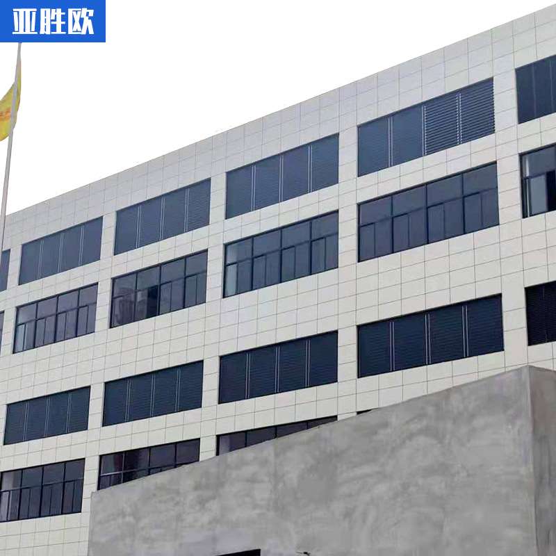 新品销售铝合金百叶窗通风透气防盗厂房固定百叶窗支持承接工程单