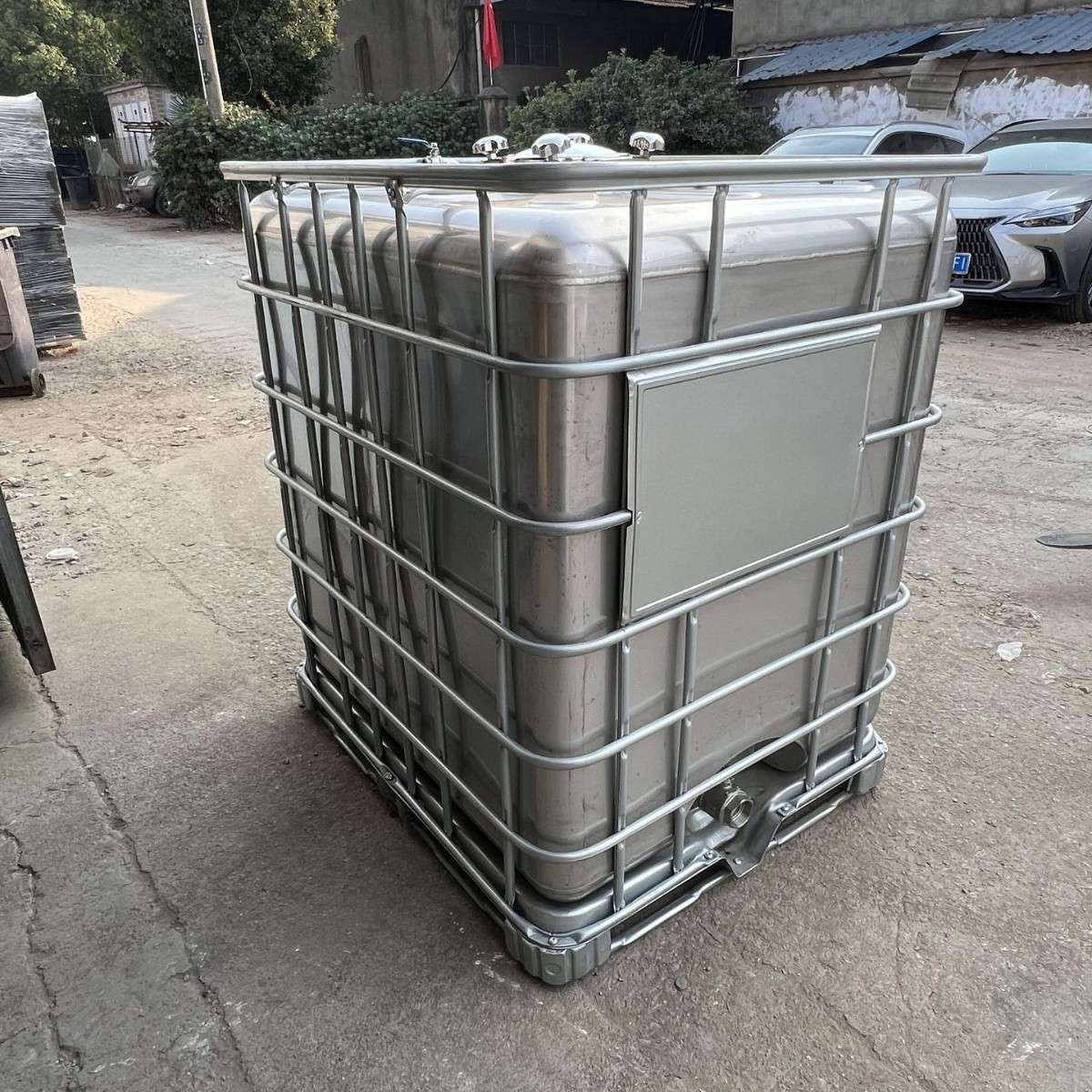 德克森订做304不锈钢吨桶耐酸碱化工1200L方形防爆防静电1000L316
