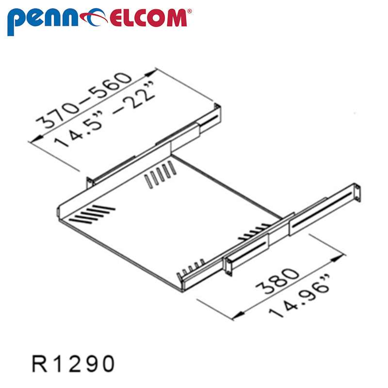 Penn Elcom 番尔康 R1290/1U 抽屉托架 服务器 网络机柜机柜配件