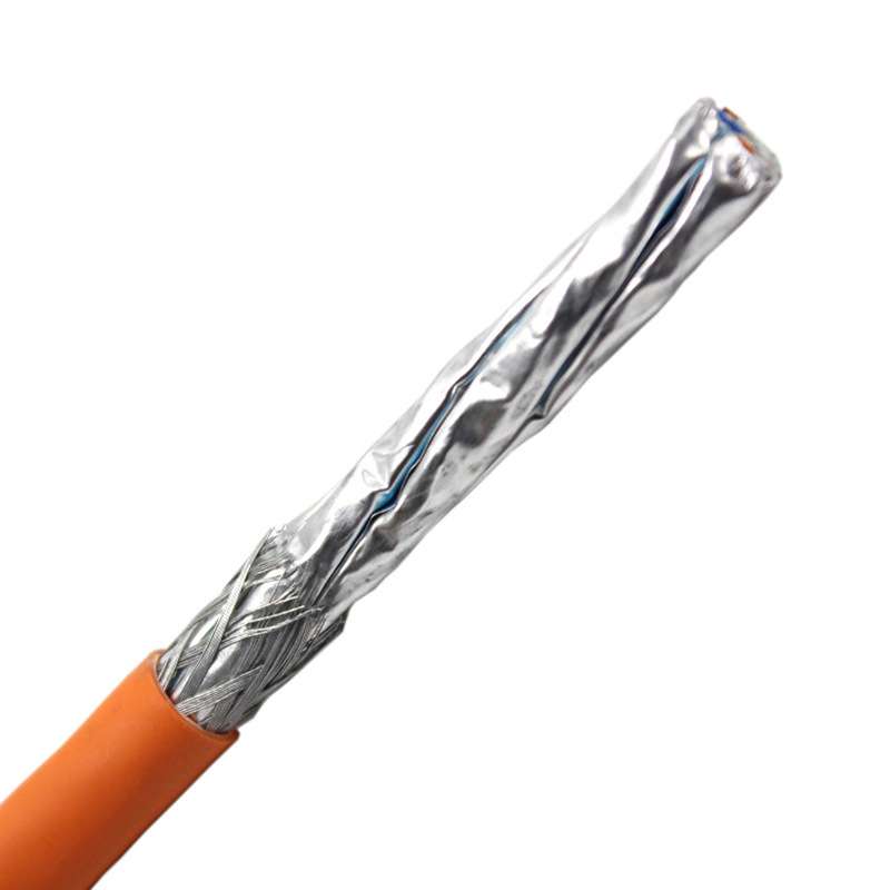 CAT7SFTP纯铜PVC LSZH屏蔽网分测试网线超七类双屏蔽单拼阻燃网线