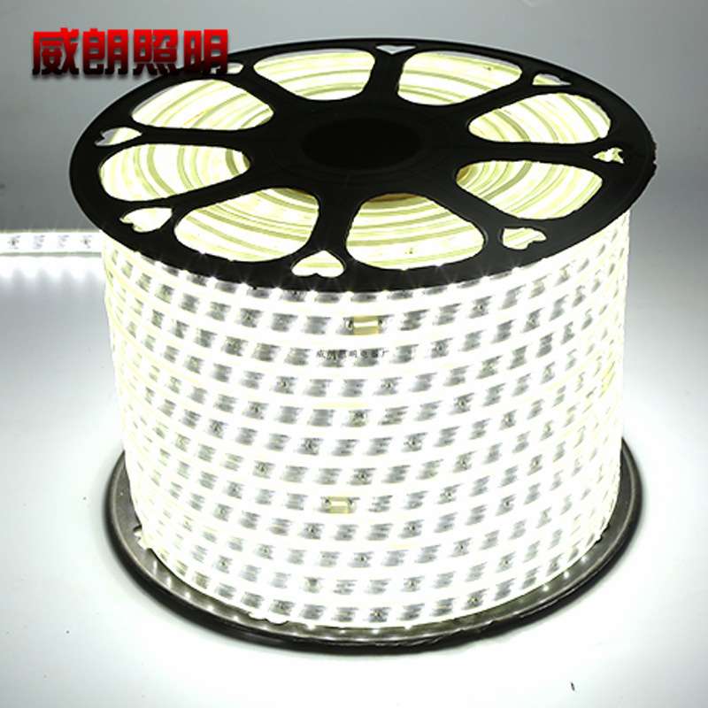 一米180珠 软灯带led三排2835户外防水客厅暗槽吊顶家用220V线灯