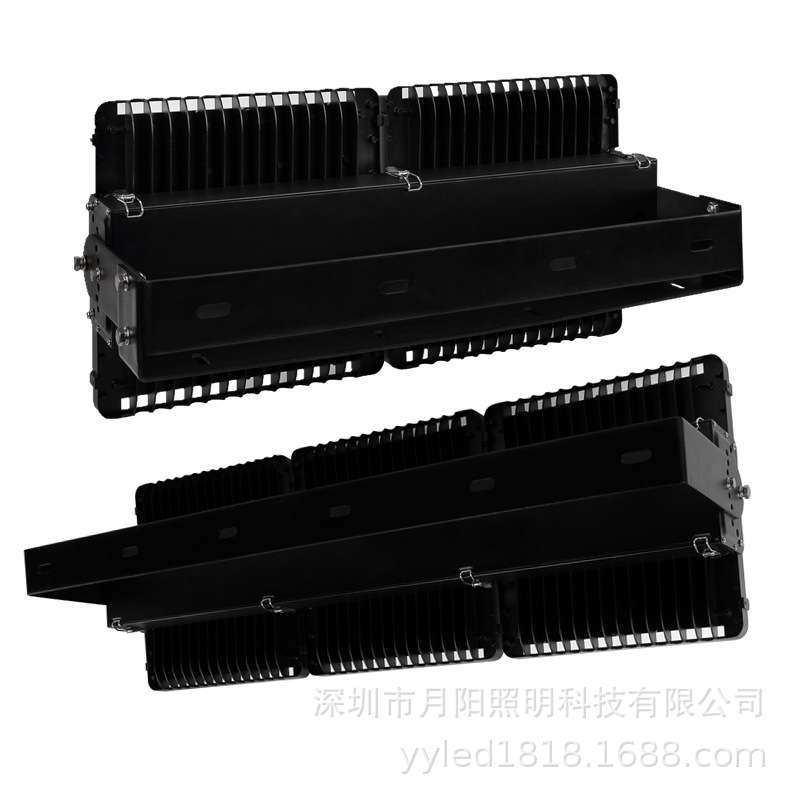 投光灯外壳LED800w 户外泛光灯套件 室外照明灯具套件 投射灯外壳