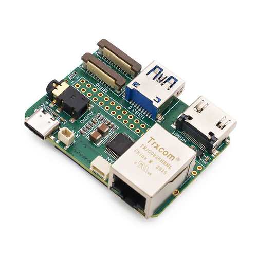 树莓派CM5 Tiny迷你扩展板 板载PCIe/HDMI/以太网/CSI/DSI/音频