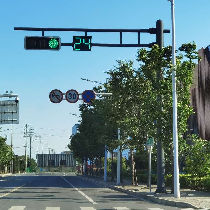 交通杆 悬臂道路标志杆 框架式一体化信号灯杆 交通信号导向灯