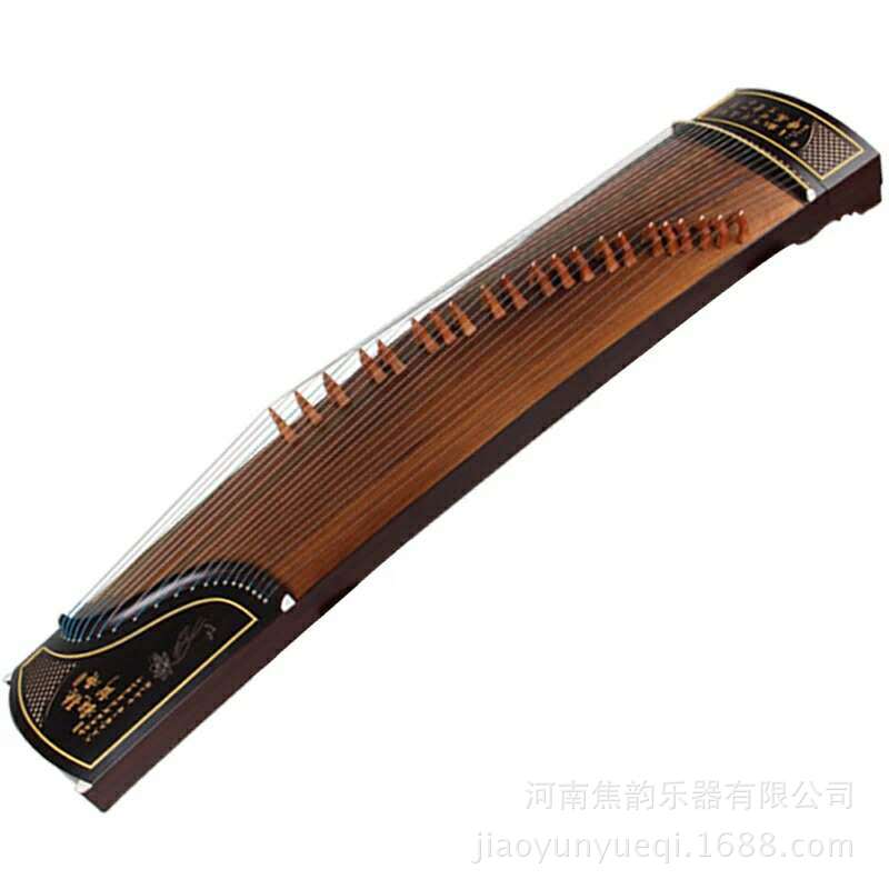焦韵古筝厂家新款 古筝黑檀色金粉款古筝 多图混批