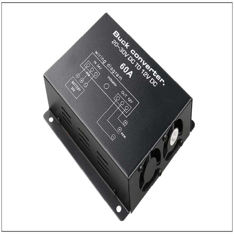 60A大功率降压器音响导航24V转12V 转换器高转低直流稳压电源