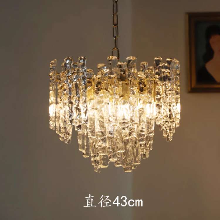 后现代奢华意大利艺术冰条冰柱玻璃吊灯客厅餐厅卧室灯具
