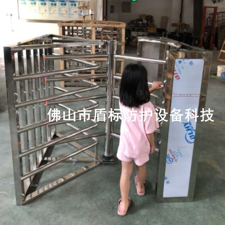 机械手动单项转闸门 超市入口闸 不锈钢单层转向门 手推十字转门