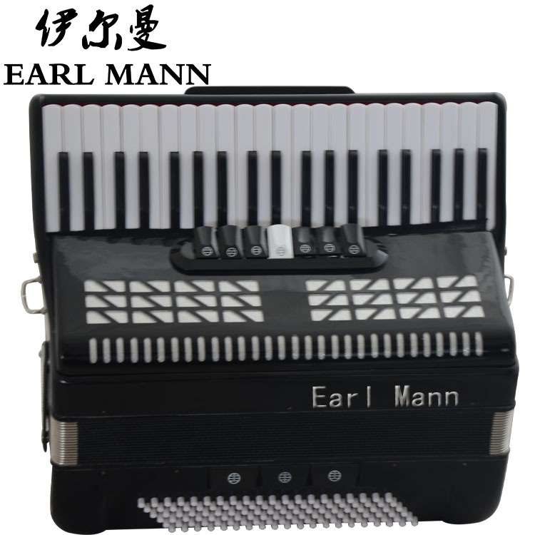 伊尔曼Earl Mann三排簧120贝斯41K专业手风琴黑色