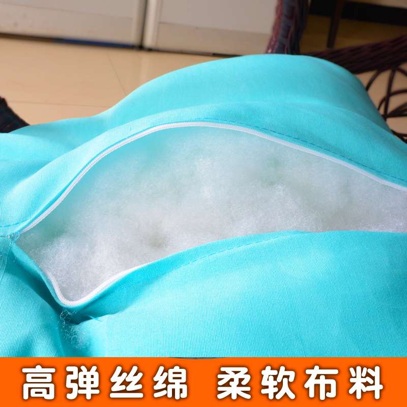 摇篮坐垫吊篮靠垫单人可拆洗鸟巢秋千垫子吊椅垫藤椅吊兰躺椅坐垫