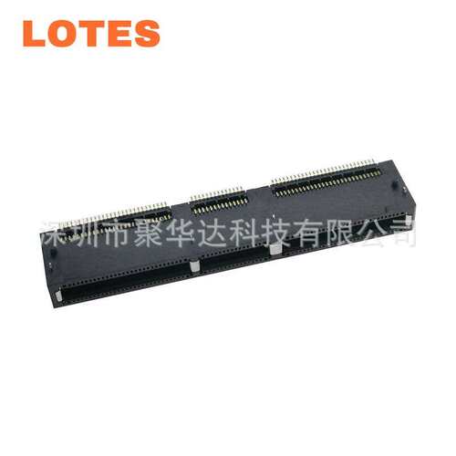 LOTES EDSFF 高速连接器 GenZ 连接器4C卧式母座140Pin 808004897
